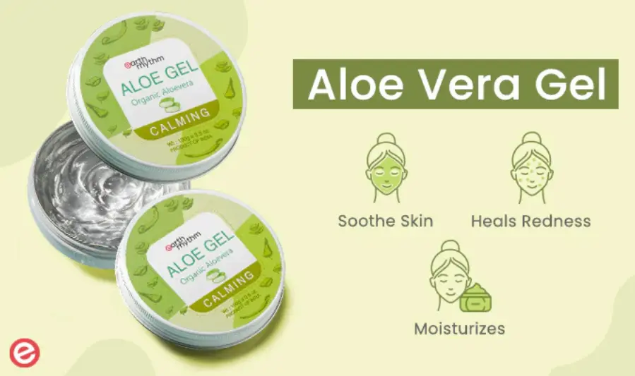 Aloe Vera Gel for Soothing and Calming the Skin 