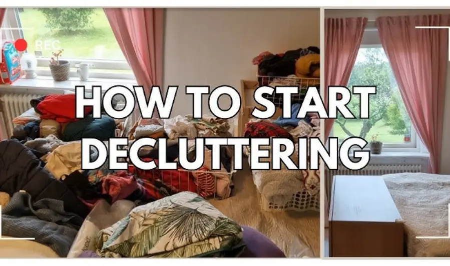 Start with Decluttering